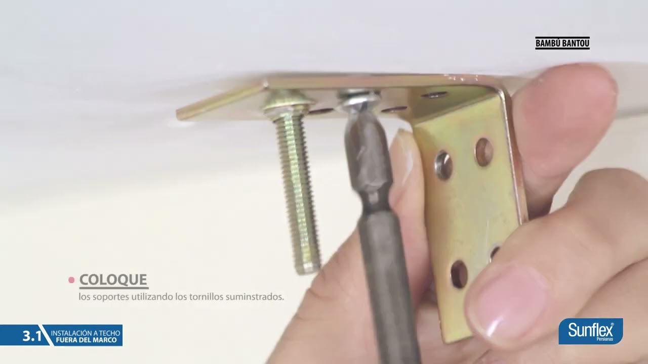 Cómo instalar tu Cortina Romana de Bambú Sunflex