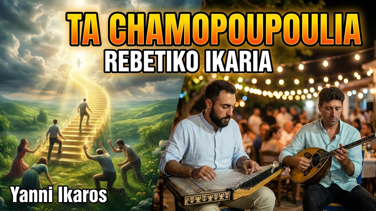 REBETIKO IKARIA.GR MARIOS Ta Chamopoulia'' Manolis Ghristodoulou, Monokambi Live HD