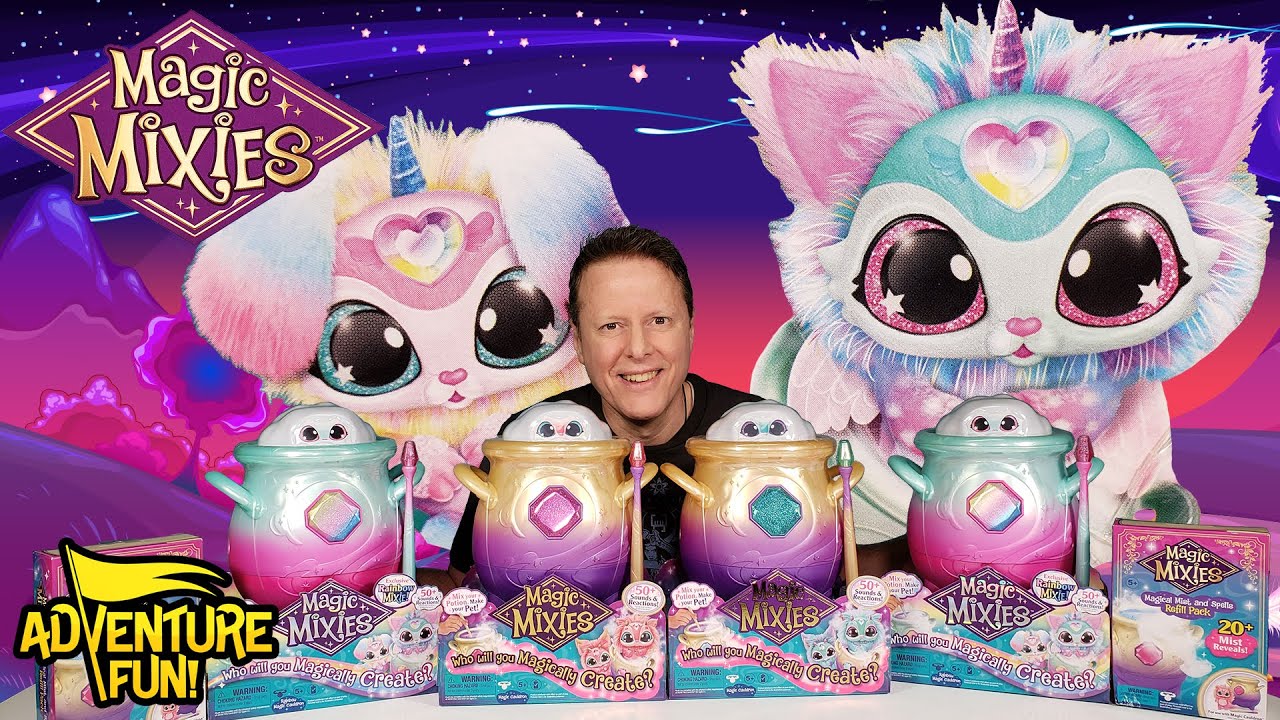 Magic Mixies Magical Misting Cauldron with Exclusive Rainbow Plush Adventure Fun Toy review!
