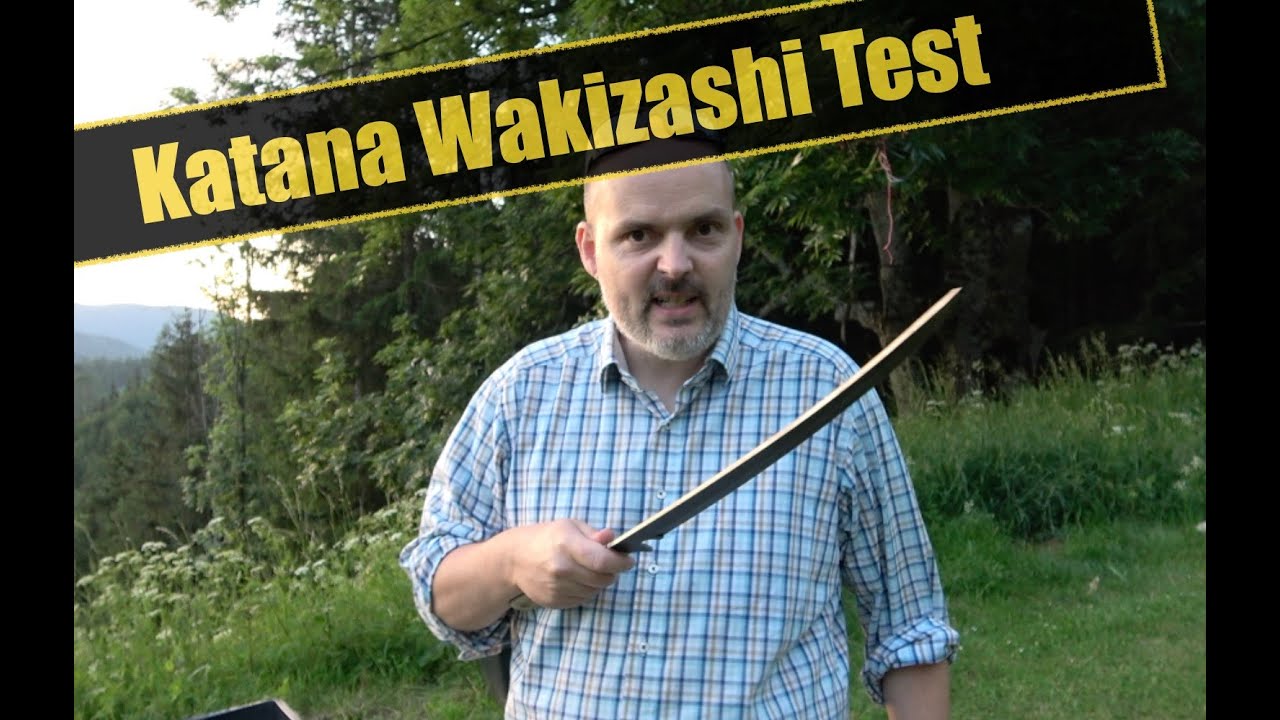 Black Ronin Wakizashi Katana Test | Survival Messer