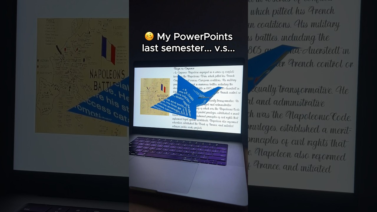 PowerPoint Transformation ✨ Comment if you want the tutorial 👌🏼 #powerpoint #beforeandafter