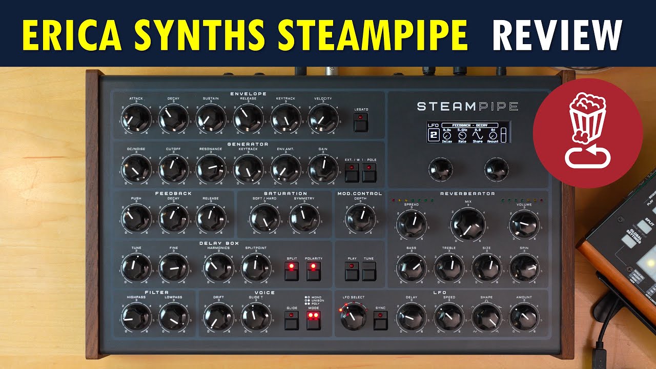 Erica Synths Steampipe: Звуковой дизайн в хаотических петлях обратной связи // Учебник по физичес...