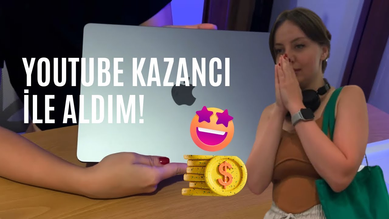 MacBook Air M3 kutu açılışı! YouTube kazancı ile aldım! 🤩