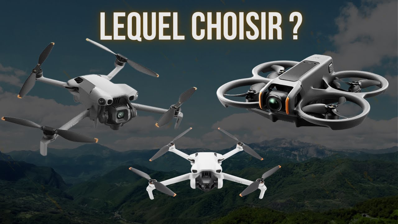 Quel Drone DJI Choisir en 2026 ? (Mini 3 vs Mini 5 Pro vs Avata 2)