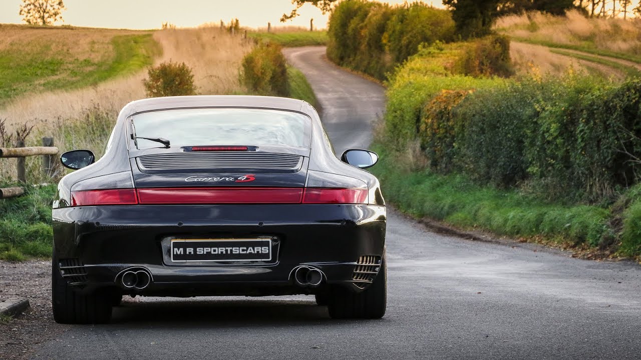 Porsche 911 Carrera 4S 996 with Turbo Widebody Black