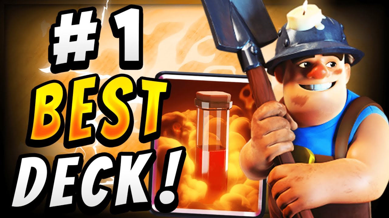 CURRENT BEST MINER POISON CONTROL DECK! — Clash Royale