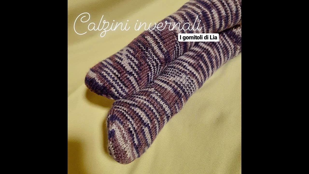 Calzini lana ferri tutorial facili da realizzare