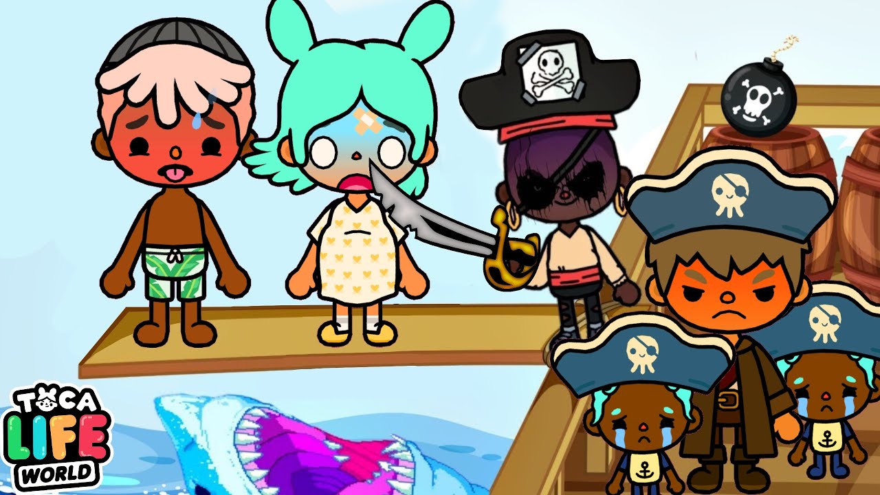 РИТУ ПОХИТИЛИ ПИРАТЫ! 🏴‍☠️🦜⚓ Toca Boca Life World