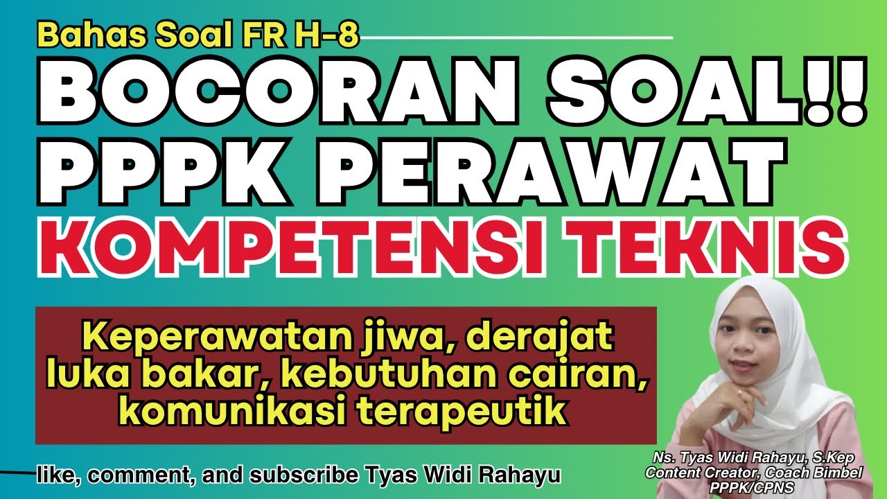 Part 77 FR PPPK PERAWAT KOMPETENSI TEKNIS KEPERAWATAN JIWA KOMUNITAS DAN KELUARGA