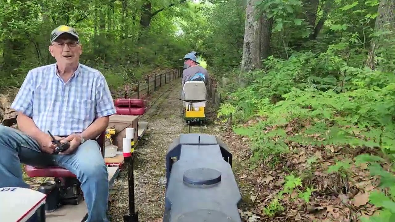 Riding the Rails at the 2023 July Open Meet, White Creek Railroad in Michigan