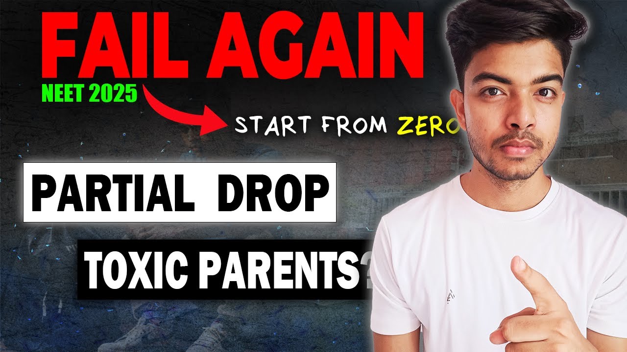Should I Take One More DROP NEET 25‼️ Partial Drop vs Complete Drop| Mistakes To Avoid In Drop Year✨