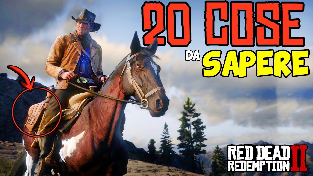 20 COSE IMPORTANTI da SAPERE su RED DEAD REDEMPTION 2 ita!🎩 20 COSE CHE NON SAI su RDR2 ita [News]