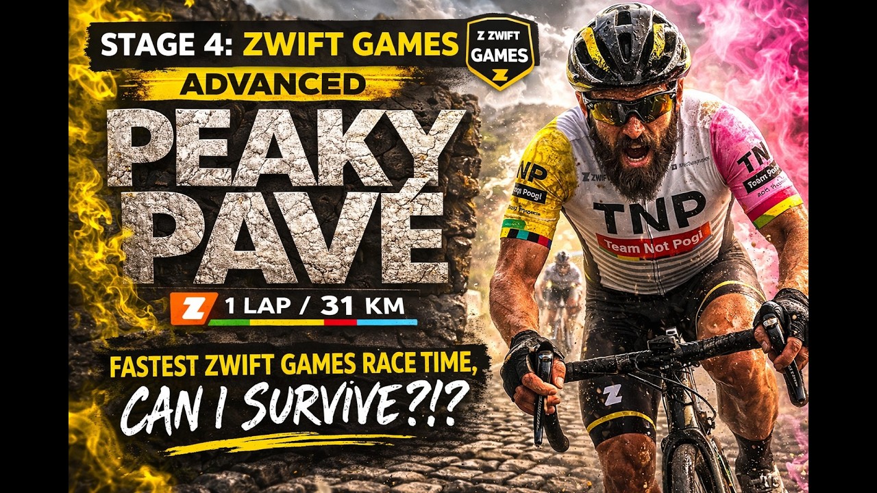 Can I Survive the FASTEST Zwift Games Race? | Stage 4 Peaky Pav&eacute; Advanced | Ride & Razz