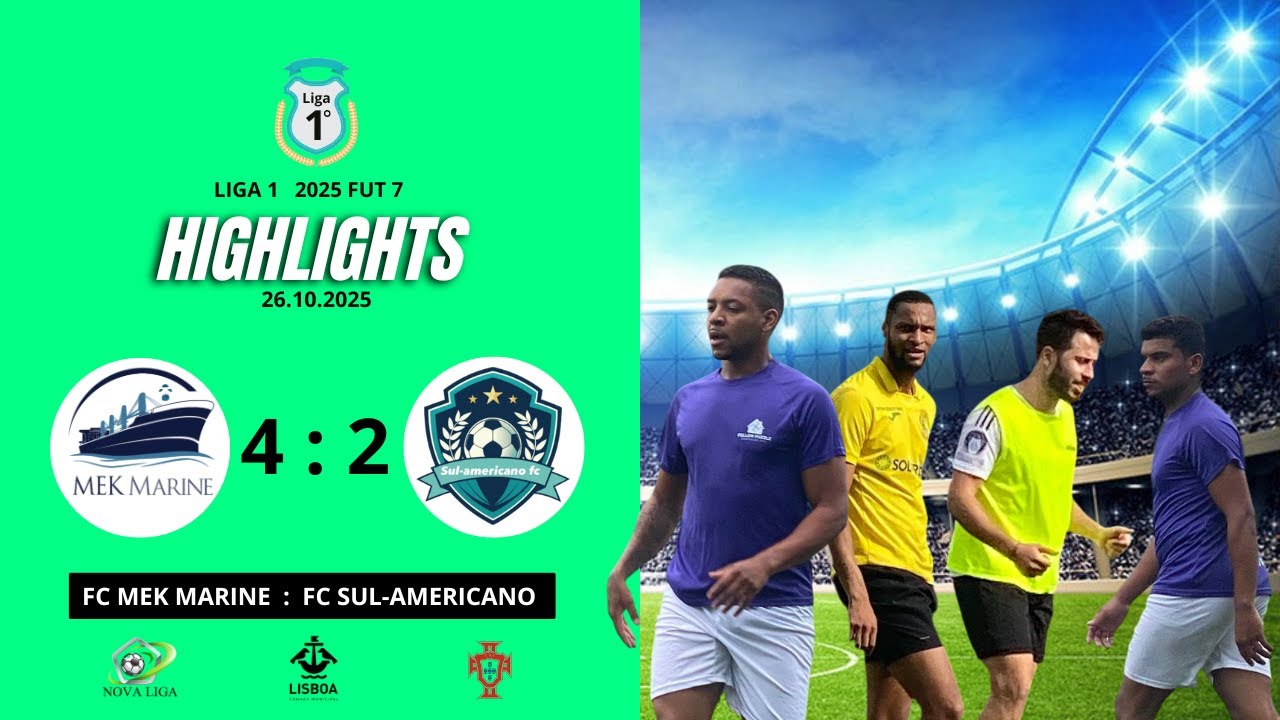 Liga 1   Highlights    Fc Mek Marine 4 : 2 Fc Sul-americano 26.10.2025