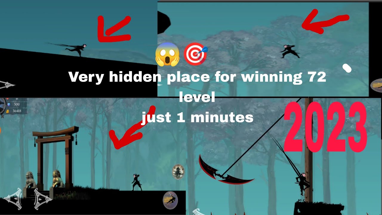 Ninja arashi 2 Act 4 Level 72 verry verry hidden place 😱🎯2023 
