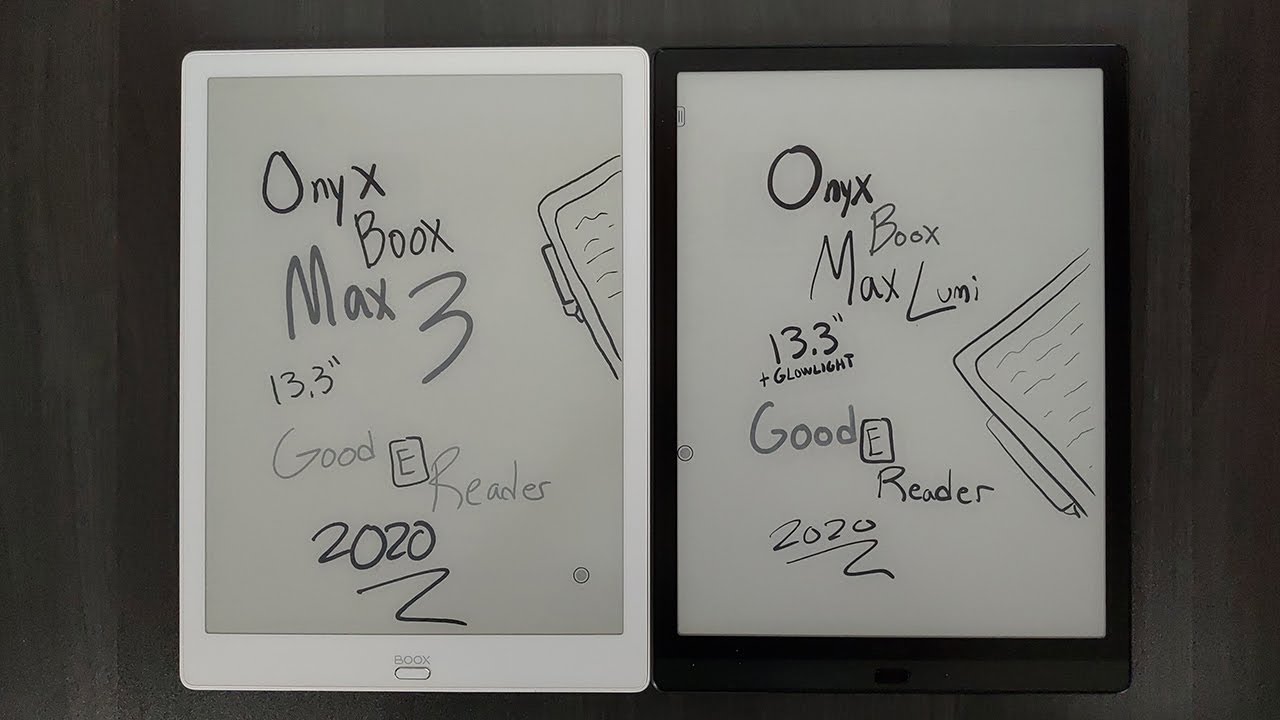 Onyx Boox Max 3 vs Onyx Boox Max Lumi - Key Differences