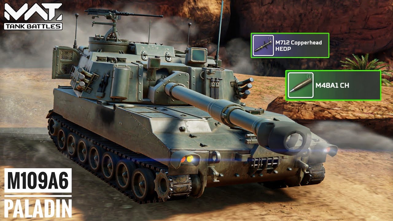 M109A6 PALADIN Tier 4 Brutal Sph 🔥 MWT: TANK BATTLES