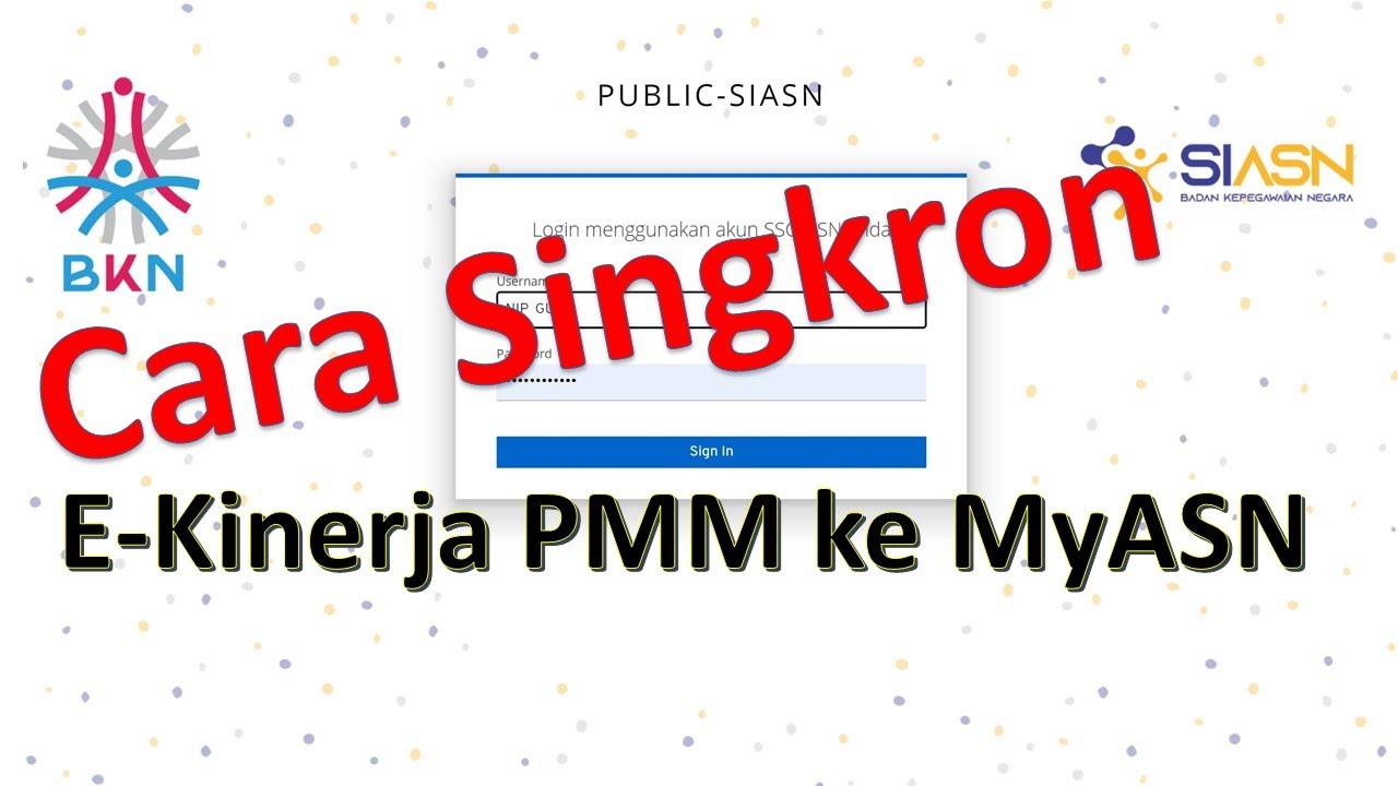 Cara Menyingkronkan E-Kinerja PMM ke MyAsn - Download SKP PMM