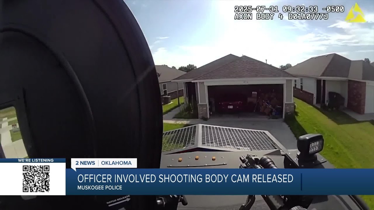 Muskogee police release body camera video of officer-involved shooting