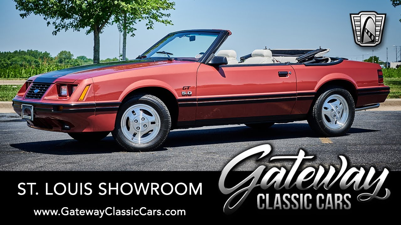 1984 Ford Mustang GT Convertible Gateway Classic Cars St. Louis  #9067