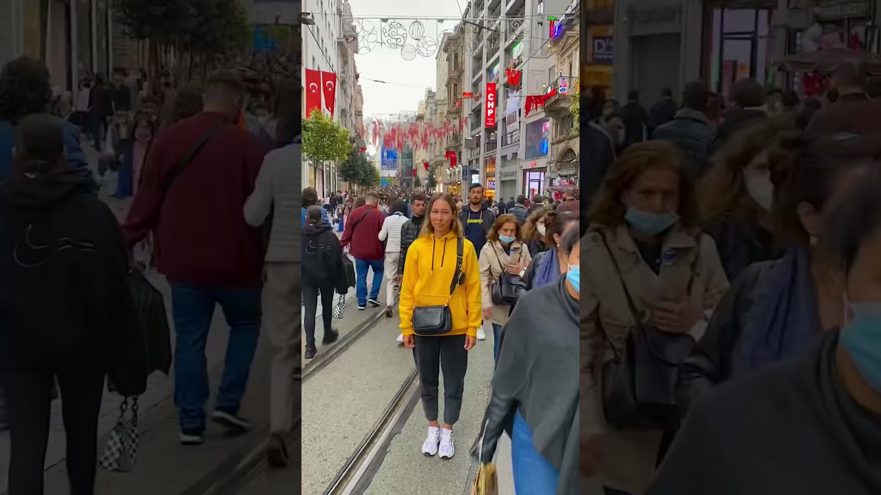 Самая многолюдная улица Стамбула 🇹🇷 #short #shorts #travel