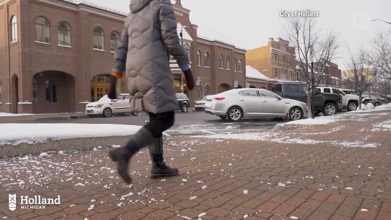 You've heard of heated floors. This city has heated streets.