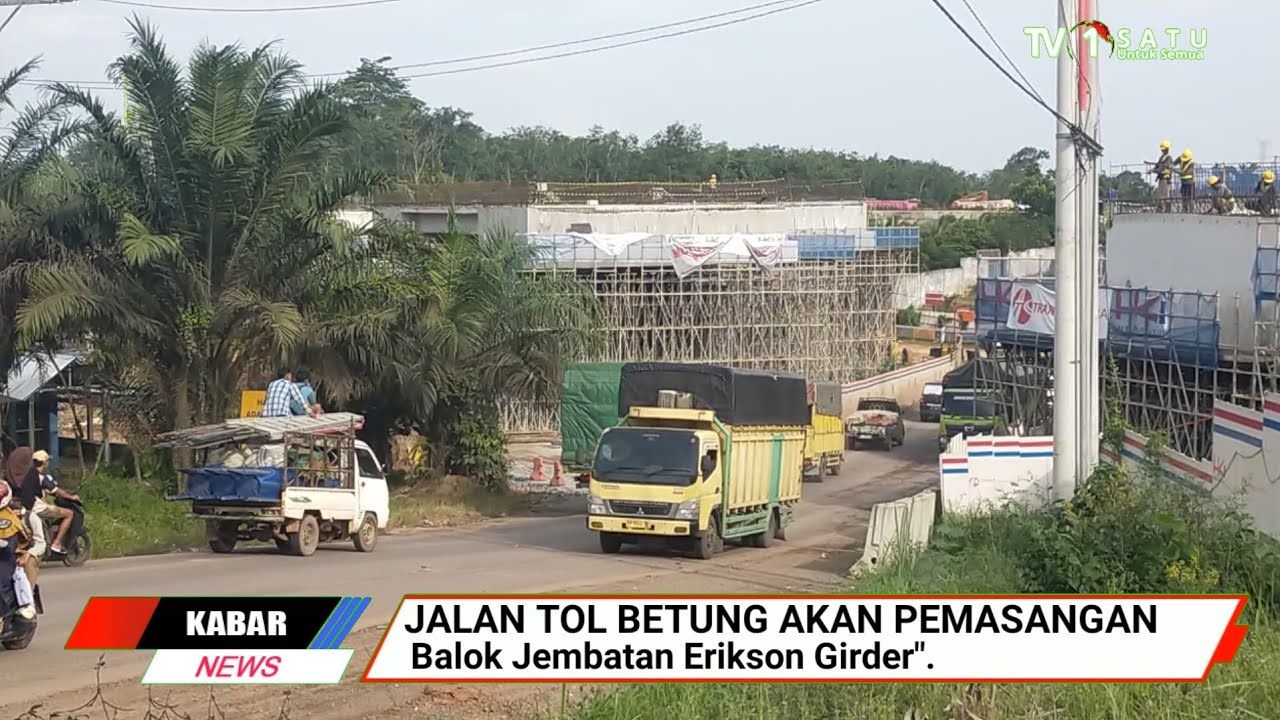 Pemasangan Eriction  Gilder Tol Jln Plg - Betung Di Berlakukan Buka Tutup