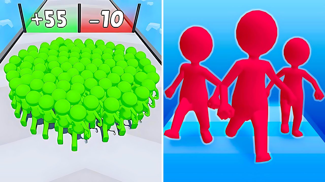 Count Run Masters Stickman Vs Join Clash 3D🎃🔴🎃Walkthrough Android IOS Mobile Gameplay SSSW12