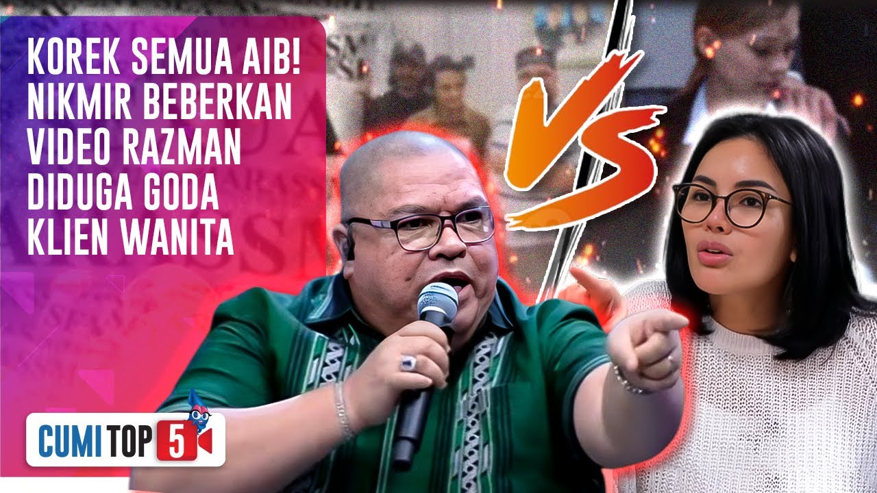 5 Sindiran Nikita Mirzani Untuk Razman Arif Nasution Buntut Membela Vadel Badjideh | CUMI TOP V