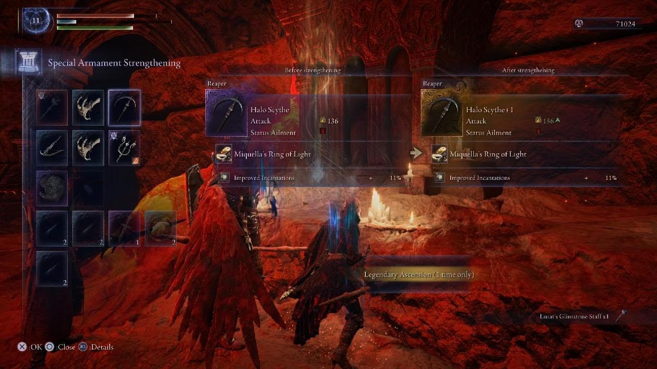 ELDEN RING NIGHTREIGN_Halo Scythe Right at the End v Triceph