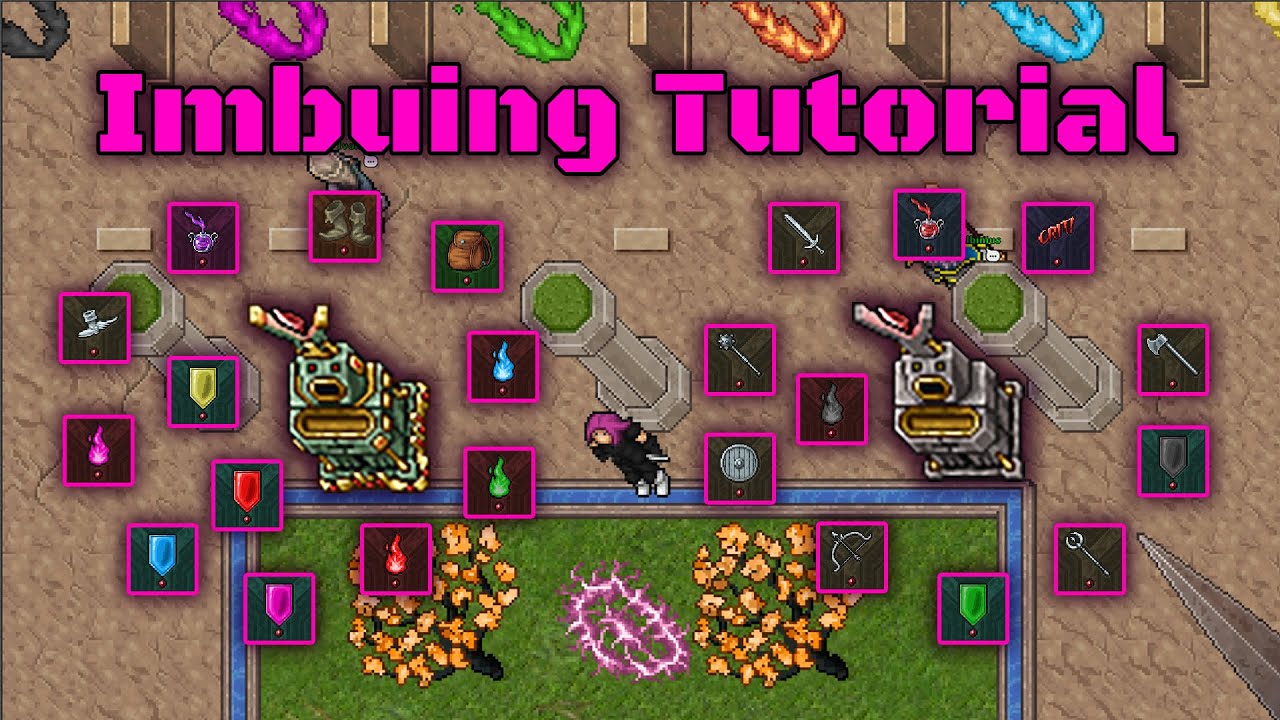 Imbuing Tutorial - Wszystko o Nasyceniach - Tibia 2021