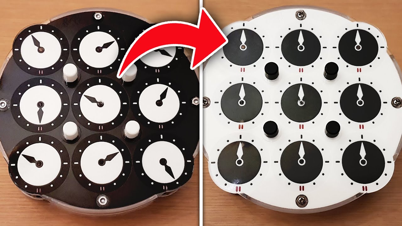 Attempting to Solve a Rubik's Clock (With NO Help)