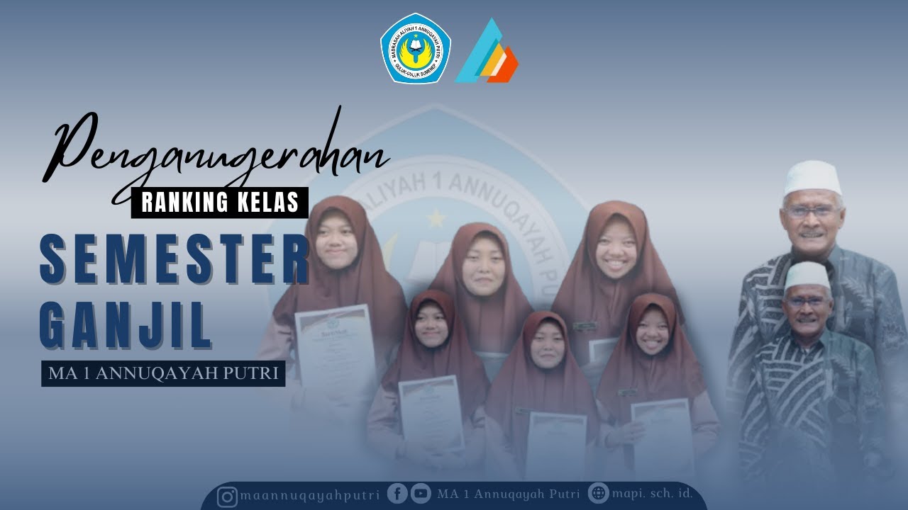 Penganugerahan Ranking Kelas MA 1 Annnuqayah Putri | Organisasi Informasi & Publikasi