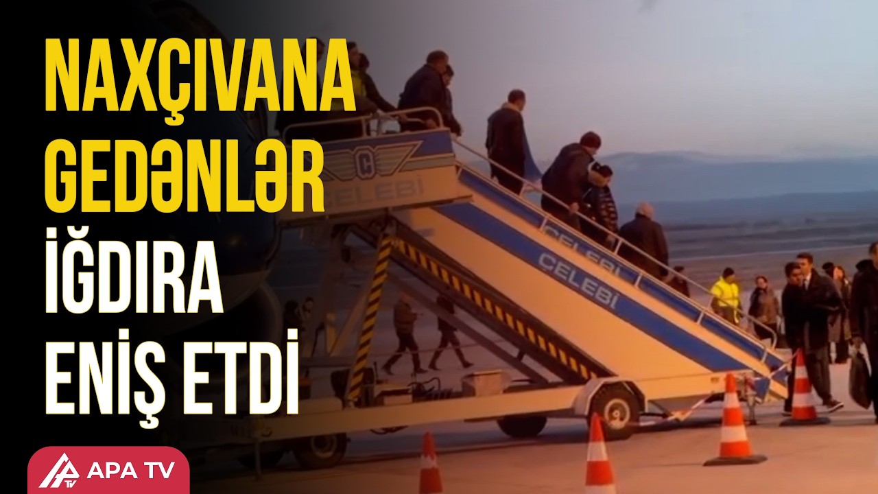 İranın Naxçıvanı dronlarla vurmasından sonra Bakıdan qalxan təyyarə İğdırda endi | APA TV