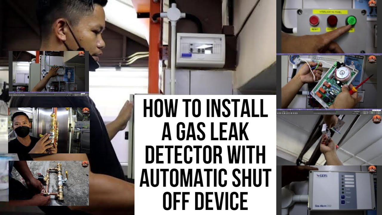 How To Install a Gas Leak Detector With Auto Shut-Off Device #skilledmantv #solenoid #gasdetection