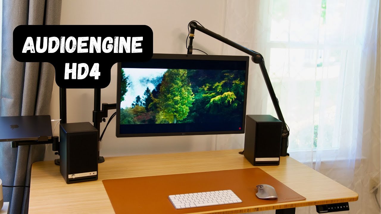 Обзор Audioengine HD4 Next-Gen — идеальные полочные колонки для вашего рабочего стола