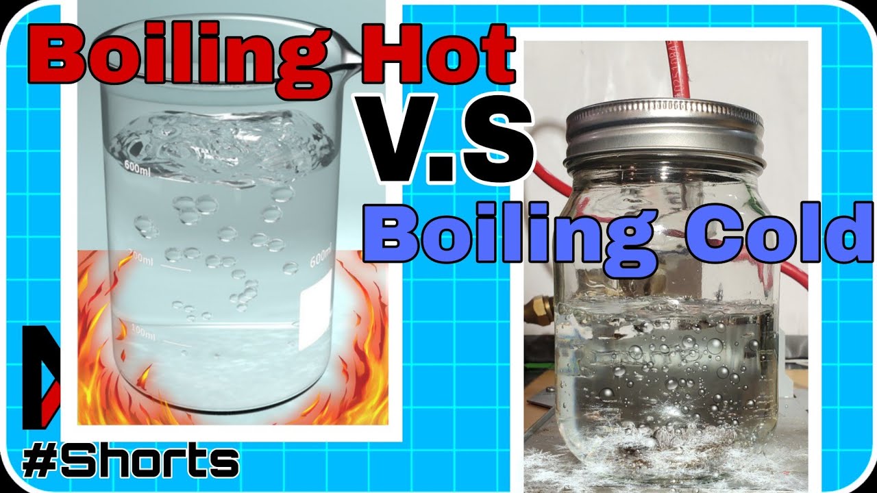 Pressure, Temperature, and Latent heat. Boiling Water in a Vacuum #Shorts
