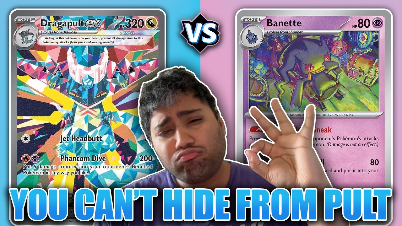 Dragapult EX против Hide N Sneak | Геймплей Pokemon TCG за столом