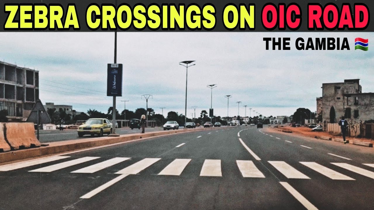 New Zebra Crossings and Road Lines from Brusubi Turntable to Senegambia Oic Road Project Gambia