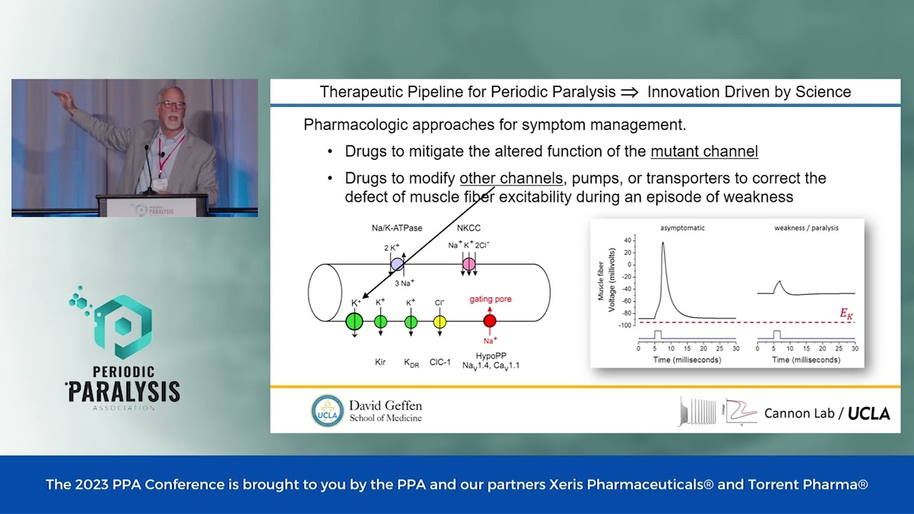2023 PPA Conference: Dr  Cannon, Therapeutic Pipeline for Primary Periodic Paralysis 004