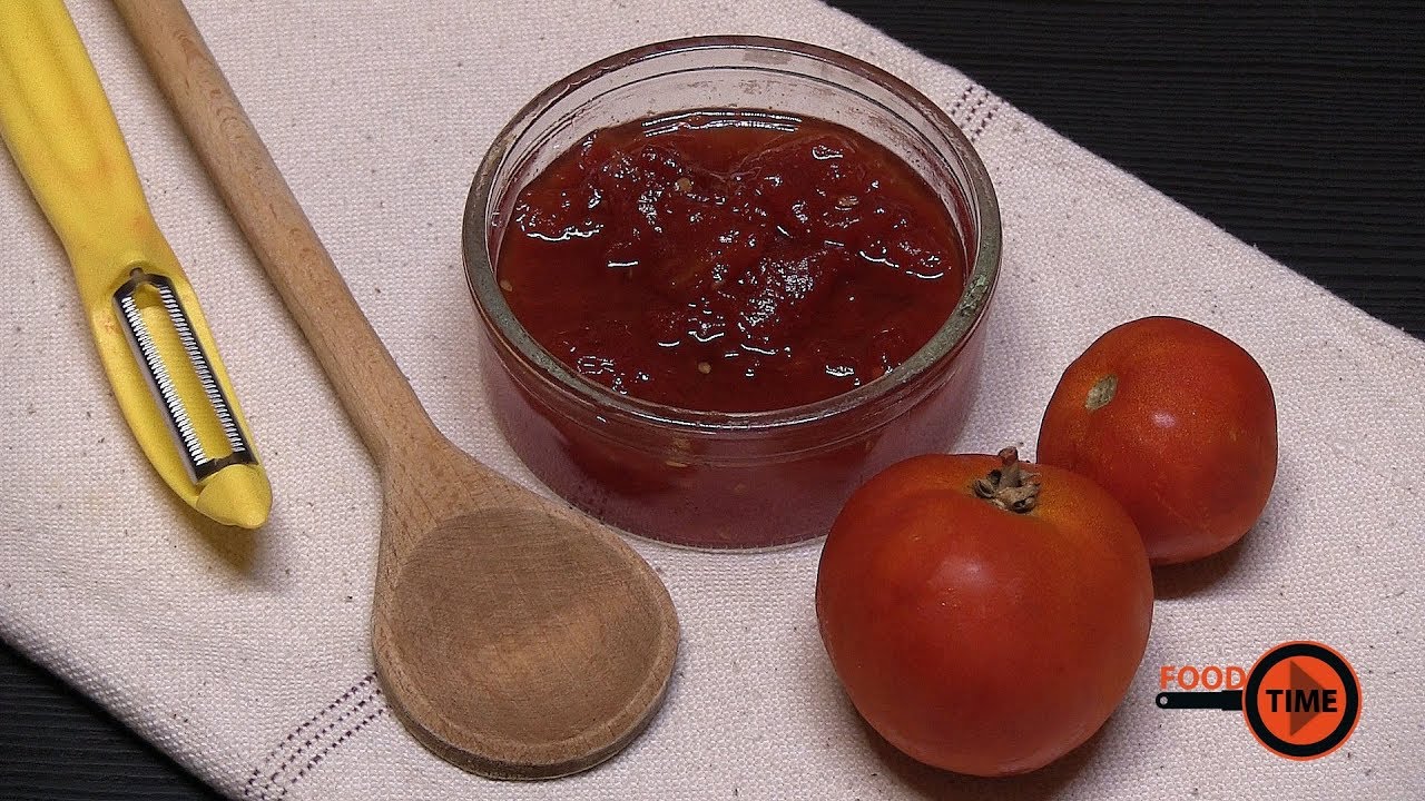 Dulceata de rosii - rosii confiate