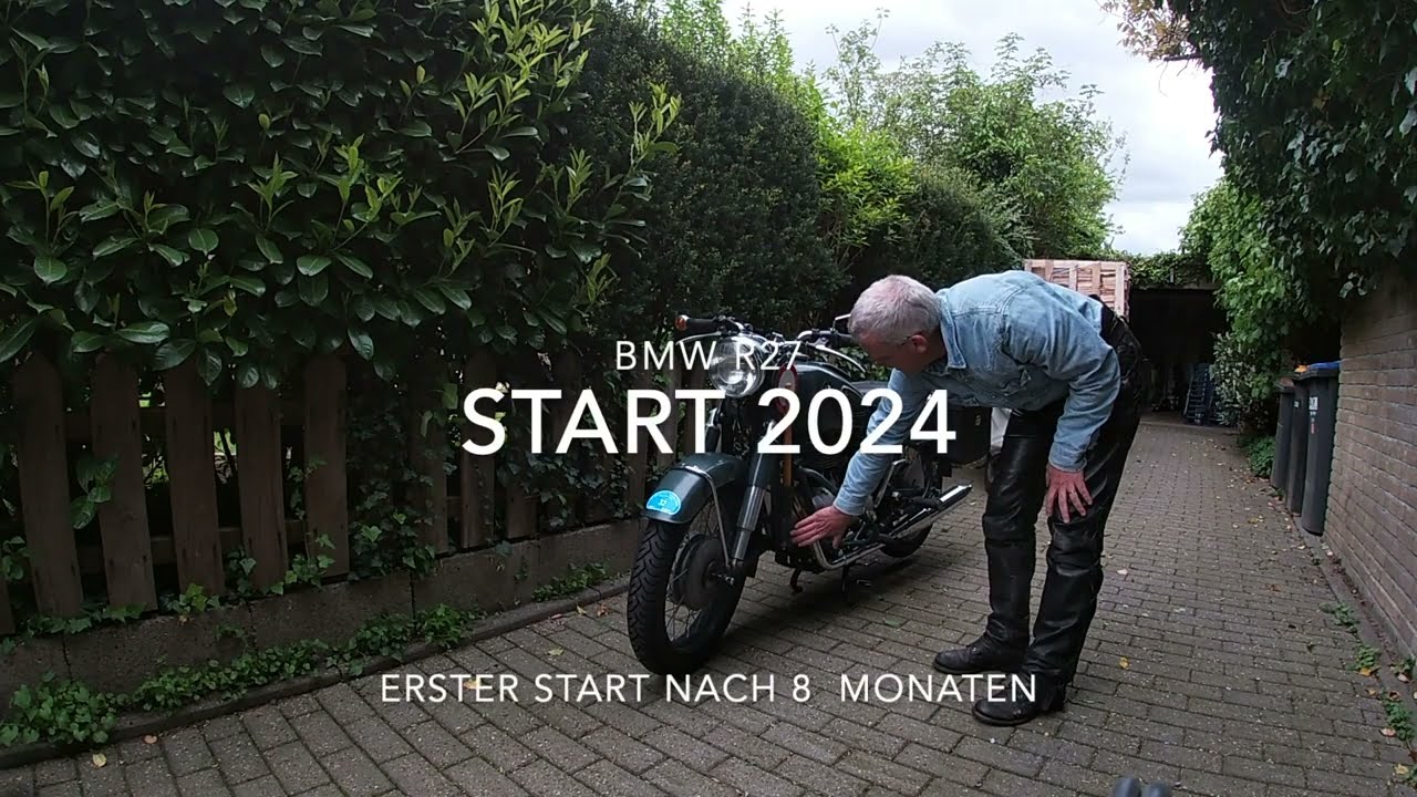 BMW R27 (1965) Start nach 8 Monaten