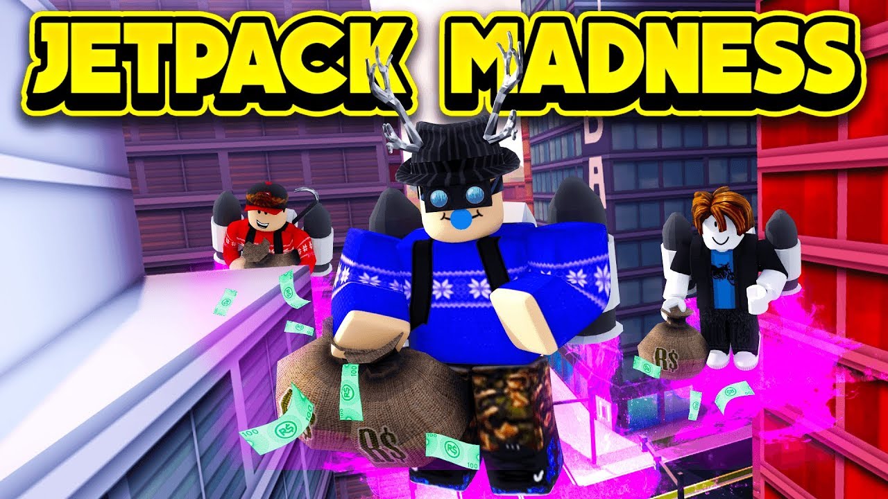 JETPACK MADNESS IN JAILBREAK! (ROBLOX Jailbreak)