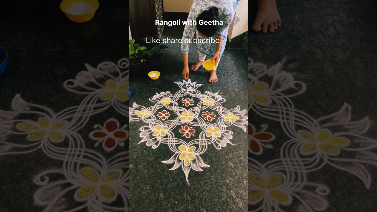 #festivalrangoli #rangoli #muggulu #newrangoli #padikolam #traditionalrangoli
