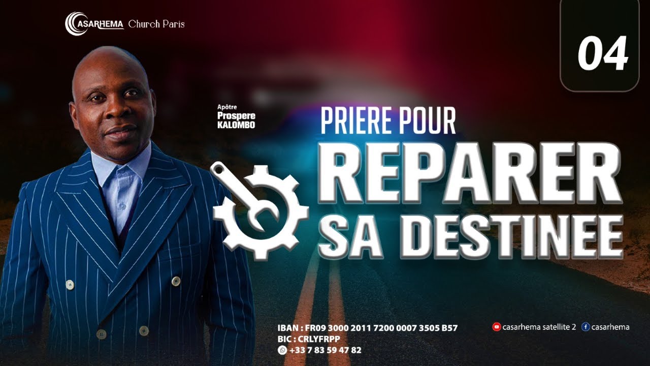 Prière pour réparer sa destinée  Prophète Blaise Manzambi