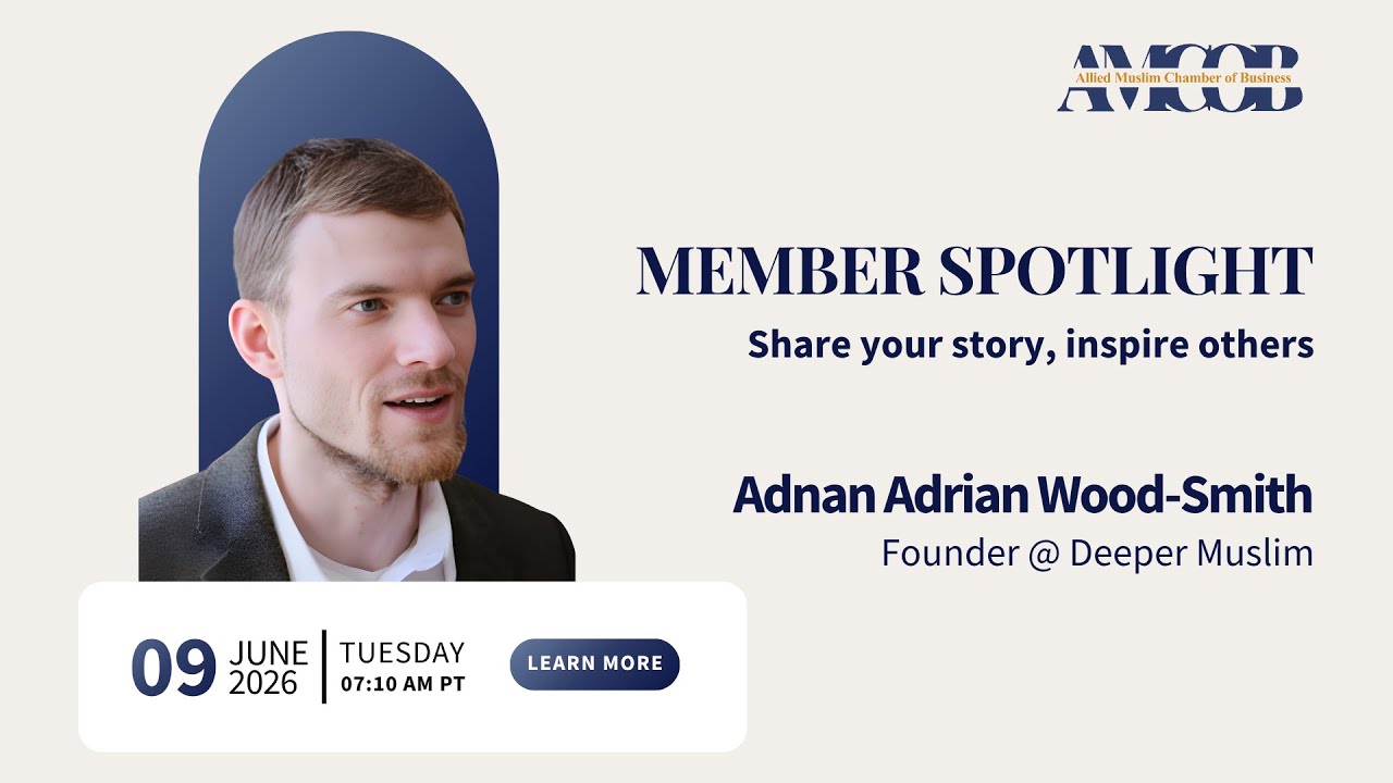 Member Spotlight w/ Imam Adnan Wood-Smith, Founder @ Deeper Muslim