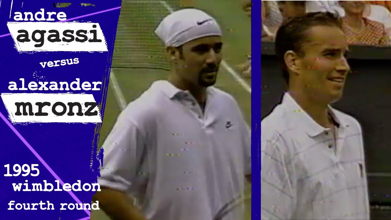 Agassi v Mroz 95 Wimbledon Fourth Round
