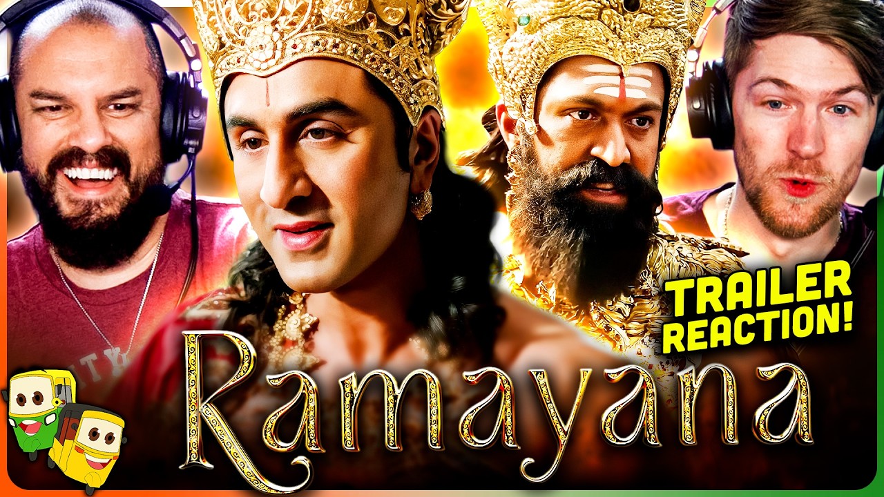 RAMAYANA Trailer Reaction! w/Brandon & Michael | Ranbir Kapoor | Yash | Sai Pallavi | Namit Malhotra