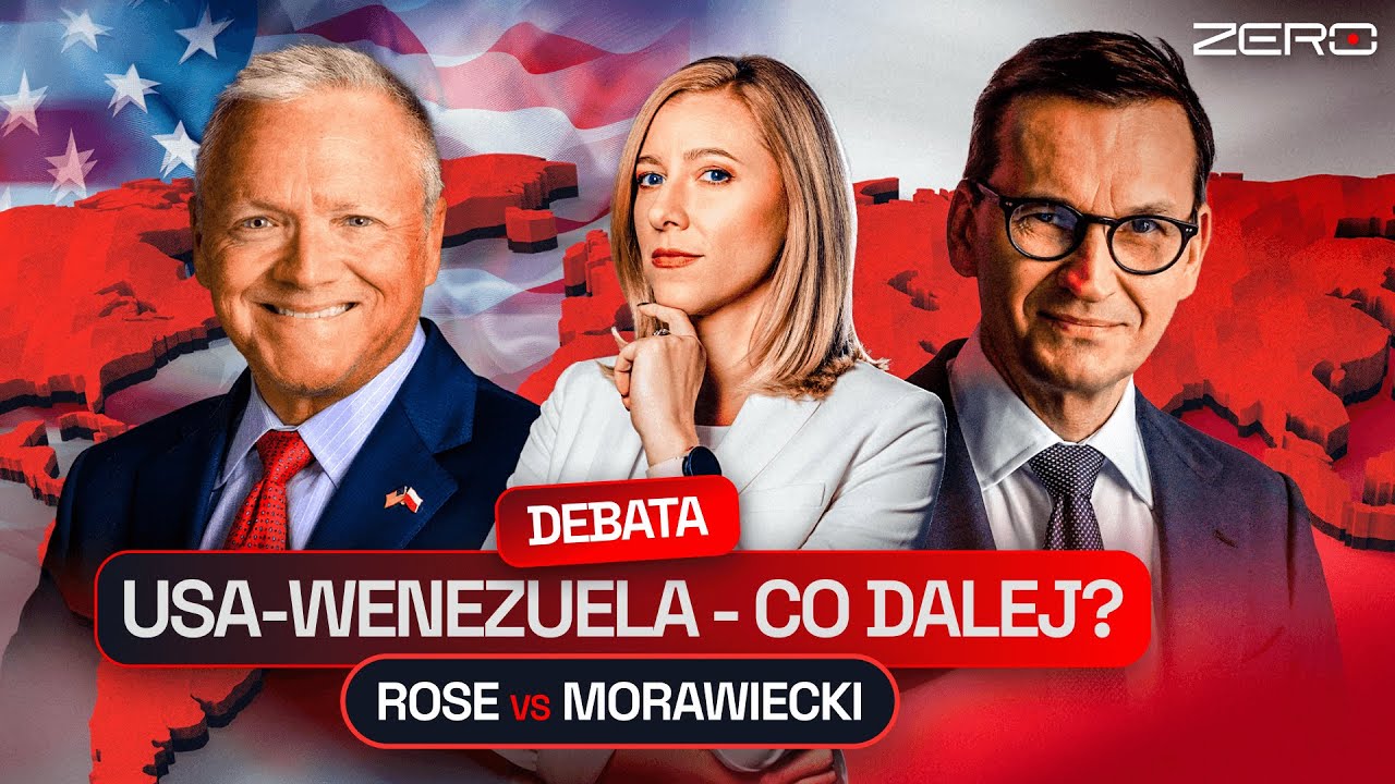 MATEUSZ MORAWIECKI I AMBASADOR THOMAS ROSE - CO DALEJ Z WENEZUELĄ? DEBATA W KANALE ZERO