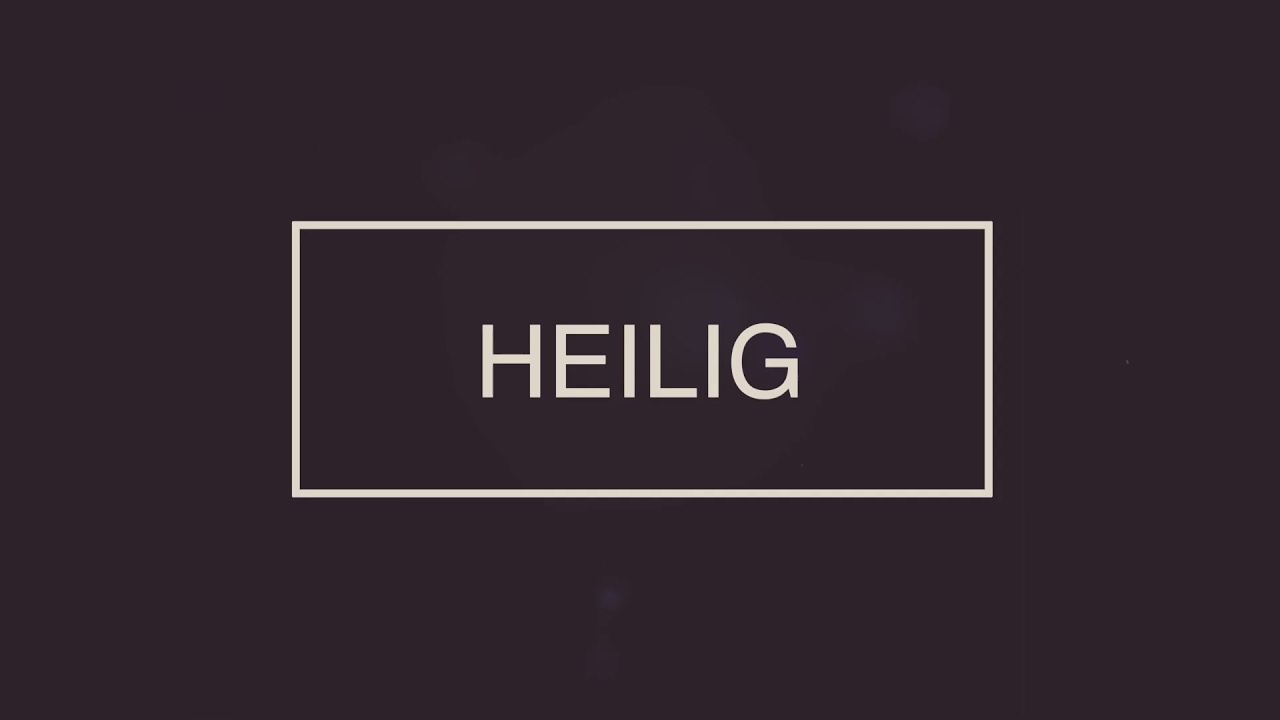 Heilig - Vineyard Benelux - lyric video